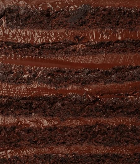 Cross-section of Chocolate Truffle cake