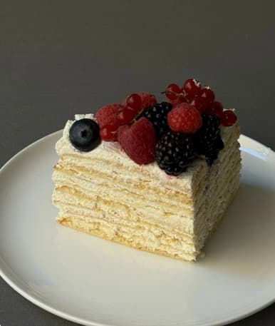 Cross-section of Condensed Milk cake