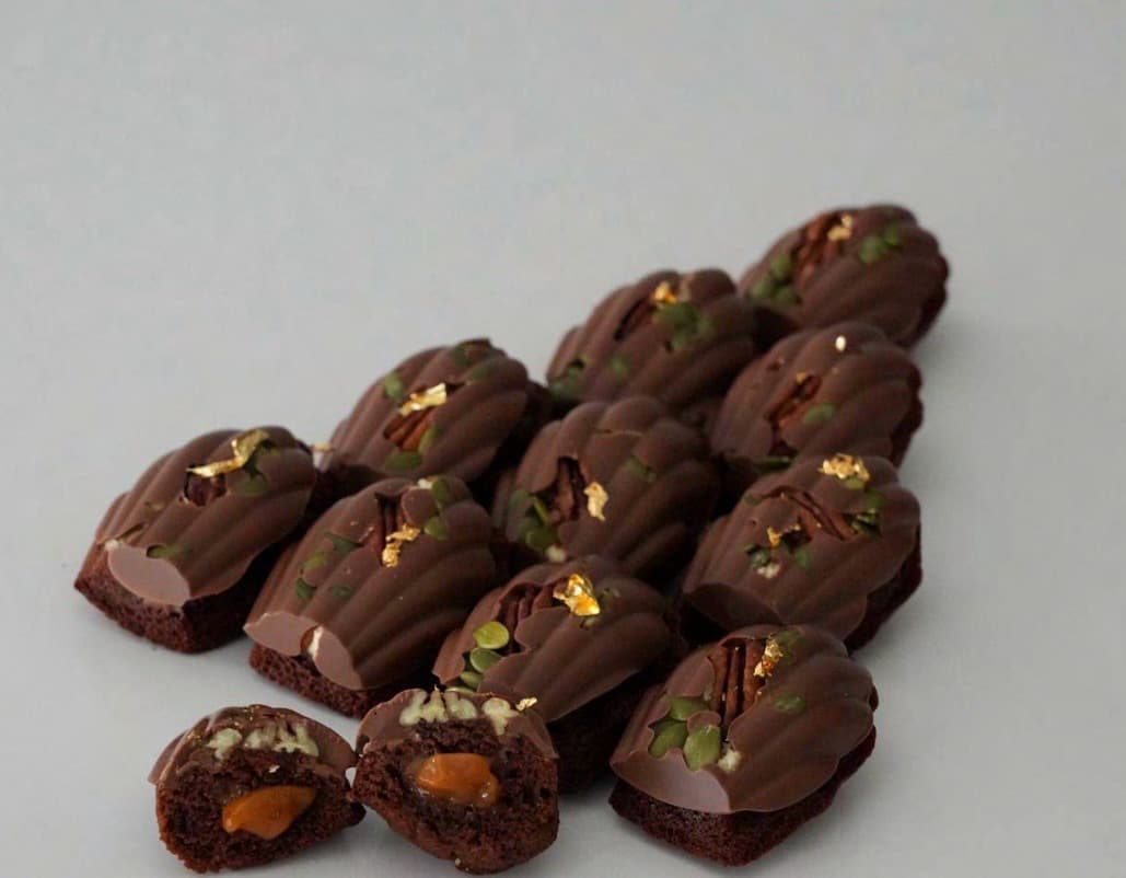Chocolate, Caramel, Pecan